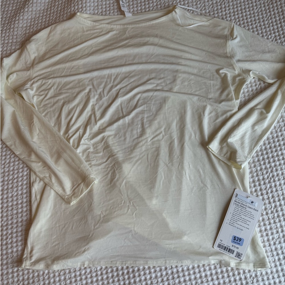 NWT Lululemon Modal Long Sleeve
